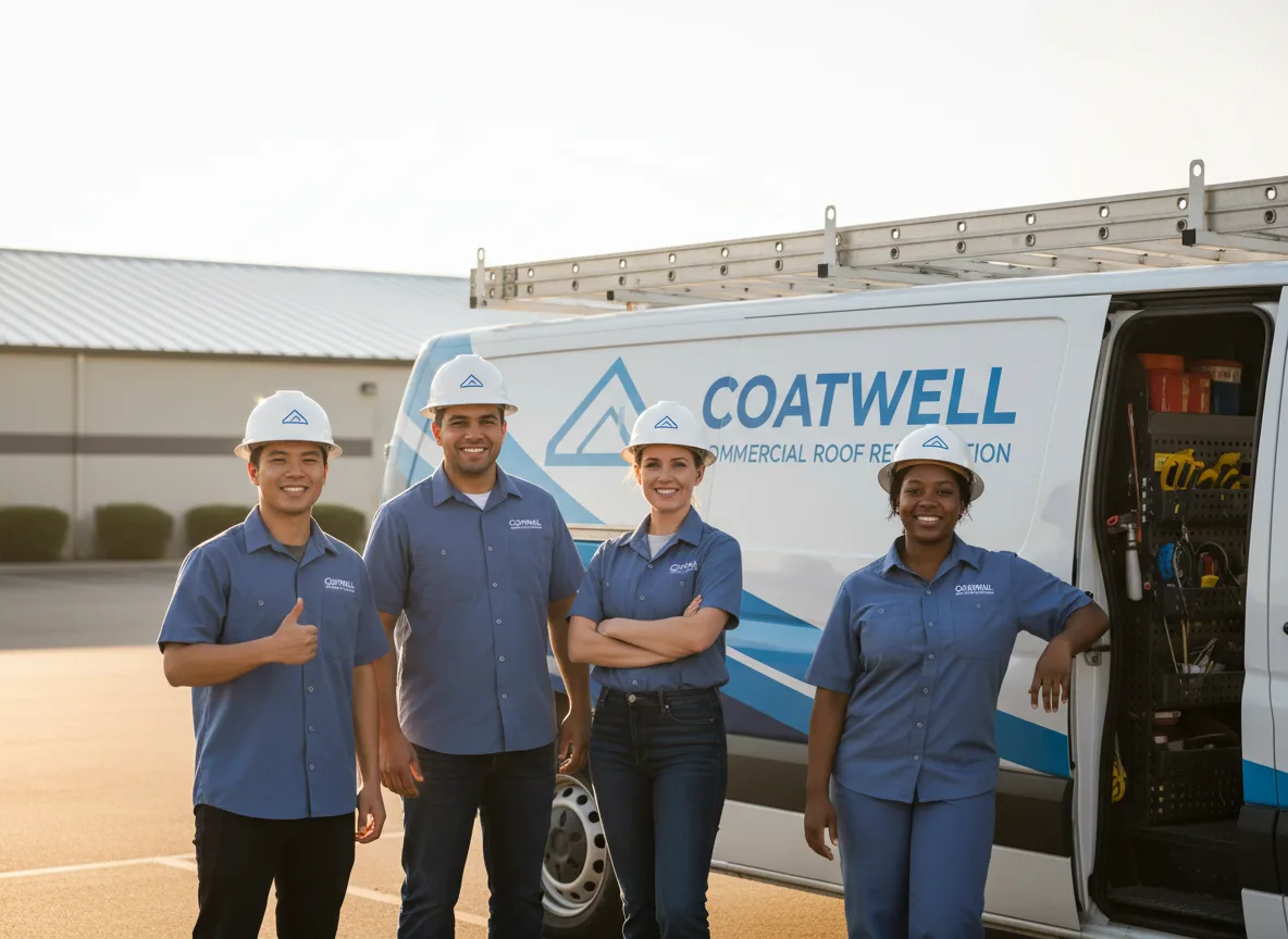 Commercial roof coating company in Allston, MA